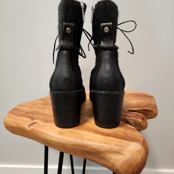 UGG Exotic Heel Booties Calf Hair - Picture 3 of 5